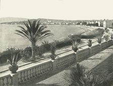 The panorama of La Croisette, Cannes, France, 1895. Creator: Unknown