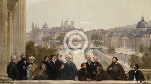 The Panorama of the Century...1889. Creators: Henri Gervex, Alfred Stevens.
