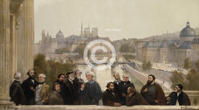 The Panorama of the Century...1889. Creators: Henri Gervex, Alfred Stevens.