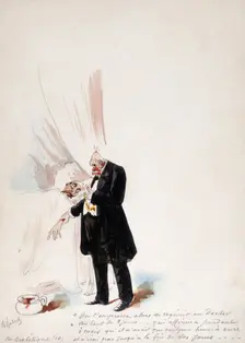 The Panama Canal: Dr Cornelius Herz, having fled France to escape the results of his..., 1897. Creator: HS Robert