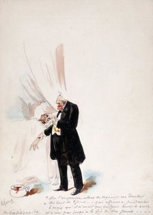 The Panama Canal: Dr Cornelius Herz, having fled France to escape the results of his..., 1897. Creator: HS Robert