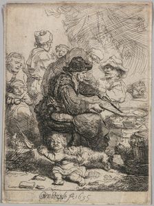 The Pancake Woman, 1635. Creator: Rembrandt van Rijn (Dutch, 1606-1669)