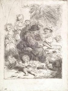 The Pancake Woman (after Rembrandt), (c1635), c1800-1842. Creator: Andrew Geddes