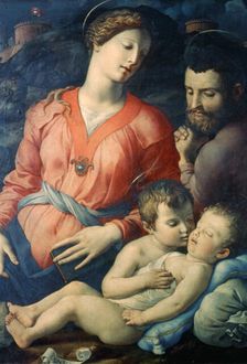 The Panciatichi Holy Family 1530-1532. Artist: Agnolo Bronzino