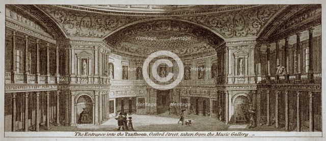 The Pantheon, Oxford Street, Westminster, London, 1782. Artist: Anon