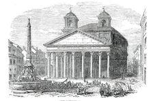 The Pantheon - Rome, 1850. Creator: Unknown