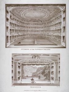 The Pantheon Theatre, Oxford Street, Westminster, London, 1815. Artist: William Wise