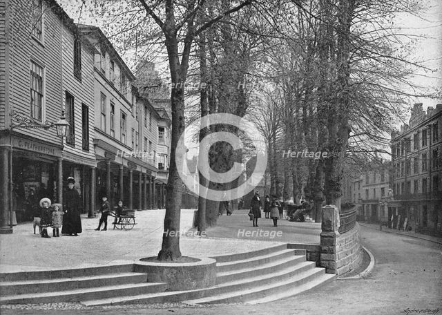 'The Pantiles, Tunbridge Wells', c1896. Artist: Carl Norman.