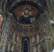 The Pantocrator Mosaic in Cefalo Cathedral, 12th century