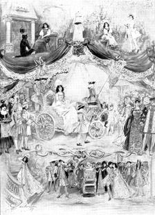 The Pantomime "Cinderella," at the Garrick Theatre, 1898. Creator: Unknown
