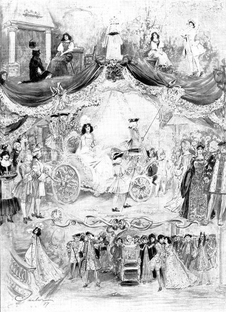 The Pantomime "Cinderella," at the Garrick Theatre, 1898. Creator: Unknown.