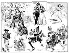 The Pantomime "Dick Whittington and His Cat," at the Grand Theatre, Islington, 1898. Creator: Carl Hentschel