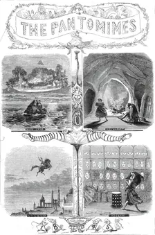 The Pantomimes, 1845. Creator: Alfred Crowquill