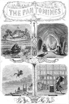 The Pantomimes, 1845. Creator: Alfred Crowquill