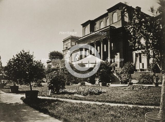 The Paskevich Residence in Gomel, 1860s. Artist: Bianchi, Giovanni (1812-1893)
