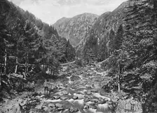 The Pass of Aberglaslyn, North Wales c1896. Artist: I Slater