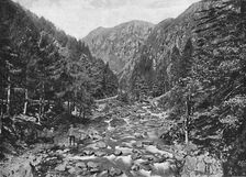 The Pass of Aberglaslyn, North Wales c1896. Artist: I Slater