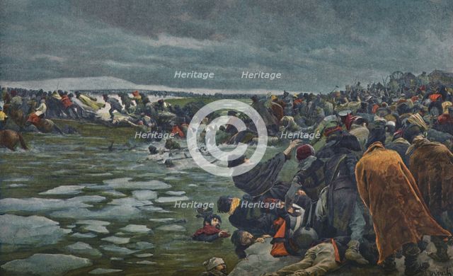 'The Passage of the Beresina', November 1812, (1896).  Artist: Unknown.