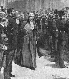 The Passage of the Home Rule Bill from the Commons to the Lords, September 2, 1893 (1901). Creator: Unknown