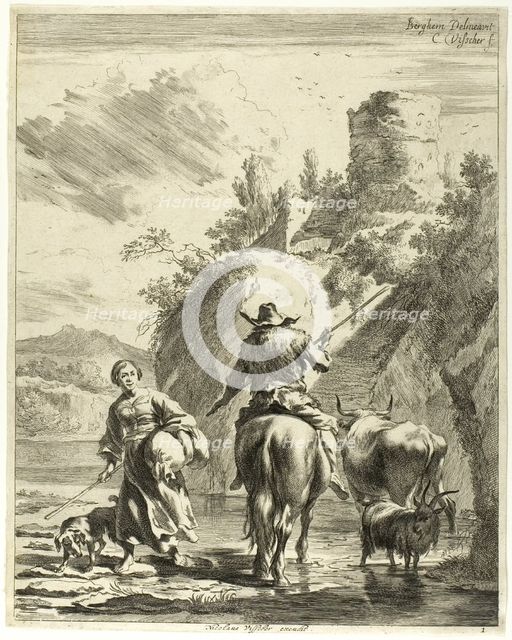 The Passage of the River, n.d. Creator: Cornelis de Visscher.