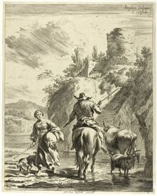 The Passage of the River, n.d. Creator: Cornelis de Visscher