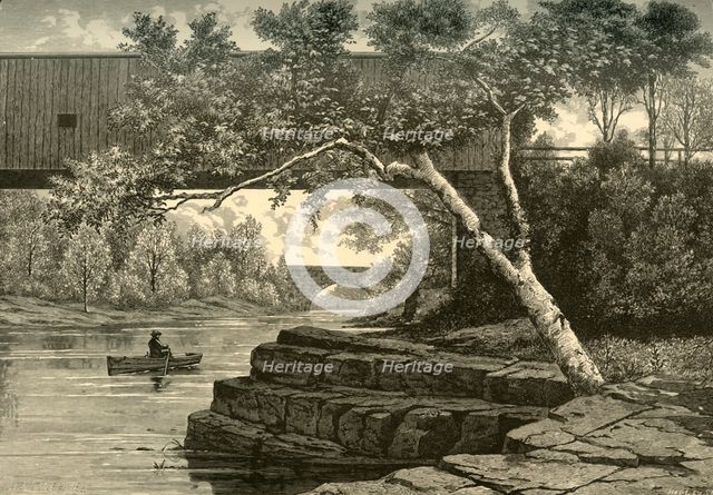 'The Passaic, Below Little Falls', 1874.  Creator: John J. Harley.