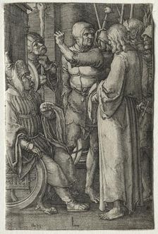 The Passion: Christ Before the High Priest, 1521. Creator: Lucas van Leyden (Dutch, 1494-1533)