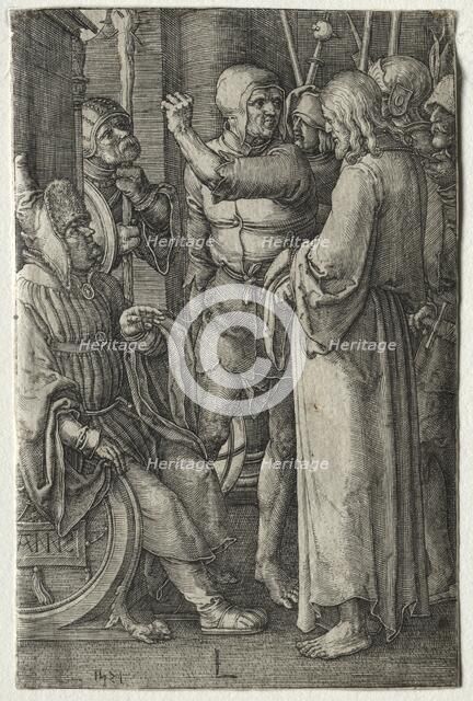 The Passion: Christ Before the High Priest, 1521. Creator: Lucas van Leyden (Dutch, 1494-1533).
