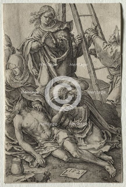 The Passion: Descent from the Cross, 1521. Creator: Lucas van Leyden (Dutch, 1494-1533).