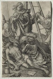 The Passion: Descent from the Cross, 1521. Creator: Lucas van Leyden (Dutch, 1494-1533)