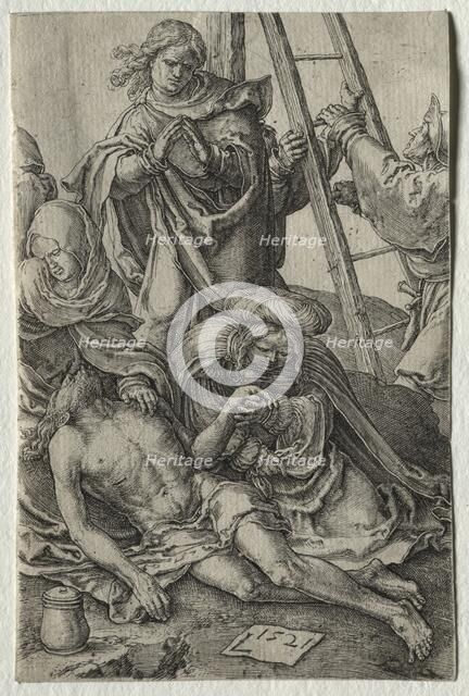 The Passion: Descent from the Cross, 1521. Creator: Lucas van Leyden (Dutch, 1494-1533).
