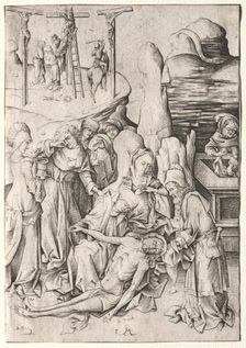 The Passion: Descent from the Cross. Creator: Israhel van Meckenem (German, c. 1440-1503)
