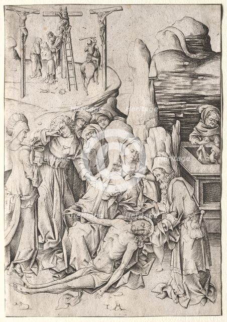 The Passion: Descent from the Cross. Creator: Israhel van Meckenem (German, c. 1440-1503).