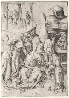 The Passion: Descent from the Cross. Creator: Israhel van Meckenem (German, c. 1440-1503)