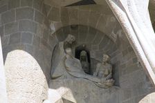 The Passion Facade of the Sagrada Familia Temple, Barcelona, Spain, 2007. Artist: Samuel Magal