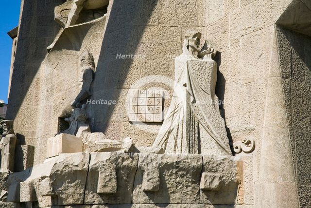 The Passion Facade of the Sagrada Familia Temple, Barcelona, Spain, 2007. Artist: Samuel Magal