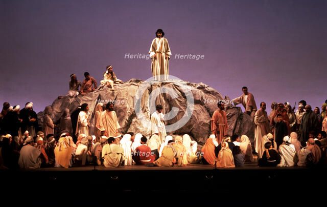 The Passion of Esparreguera, scene of the Sermon on the Mount.