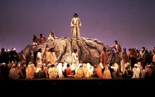 The Passion of Esparreguera, scene of the Sermon on the Mount