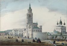The Passion (Strastnoy) Monastery in Moscow, 1865