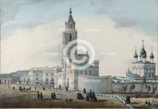 The Passion (Strastnoy) Monastery in Moscow, 1865.