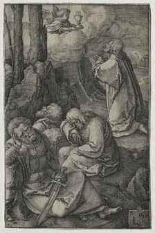The Passion: The Agony in the Garden, 1521. Creator: Lucas van Leyden (Dutch, 1494-1533)