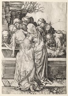 The Passion: The Entombment. Creator: Martin Schongauer (German, c.1450-1491)