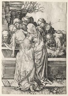 The Passion: The Entombment. Creator: Martin Schongauer (German, c.1450-1491)