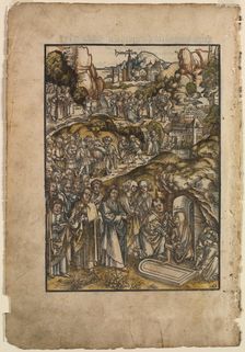 The Passion: The Raising of Lazarus, before 1508. Creator: Urs I Graf (Swiss, c. 1485-1527/29)