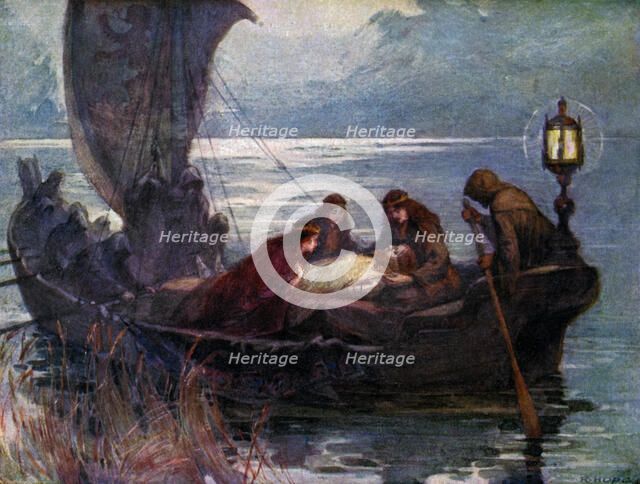 The Passing of Arthur, 1925. Artist: Unknown