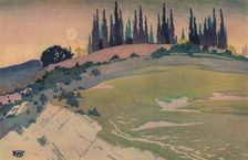 The Passing of the Crescent, Umbria c1913, (1928). Artist: William Giles
