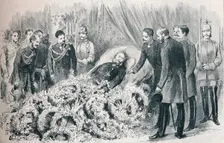 The passing of the first German Emperor: the deathbed of William I, 1888 (1911). Creator: Unknown