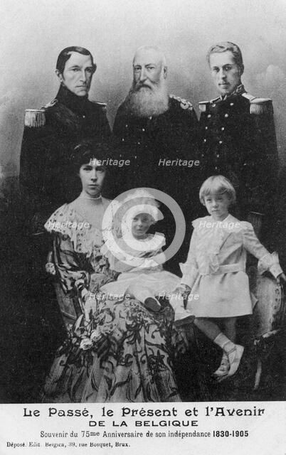 'The past, the present and the future of Belgium', 1905. Artist: Unknown