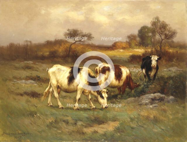 The Pasture Lot, 1907. Creator: Carleton Wiggins.