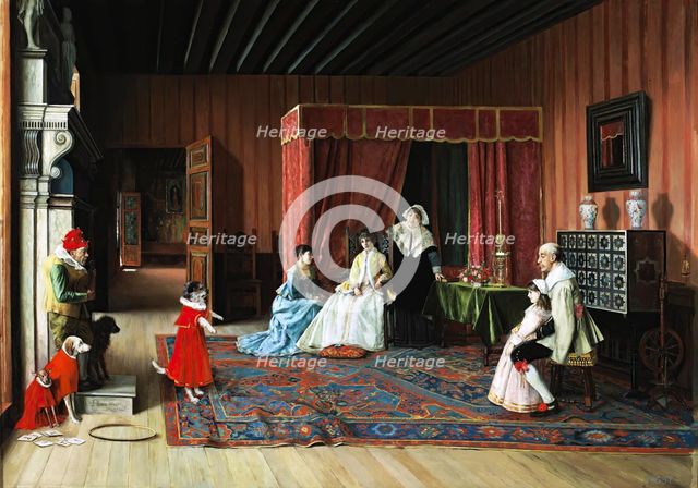 The Pastime, 1884. Creator: Joaquín María Herrer Rodríguez.